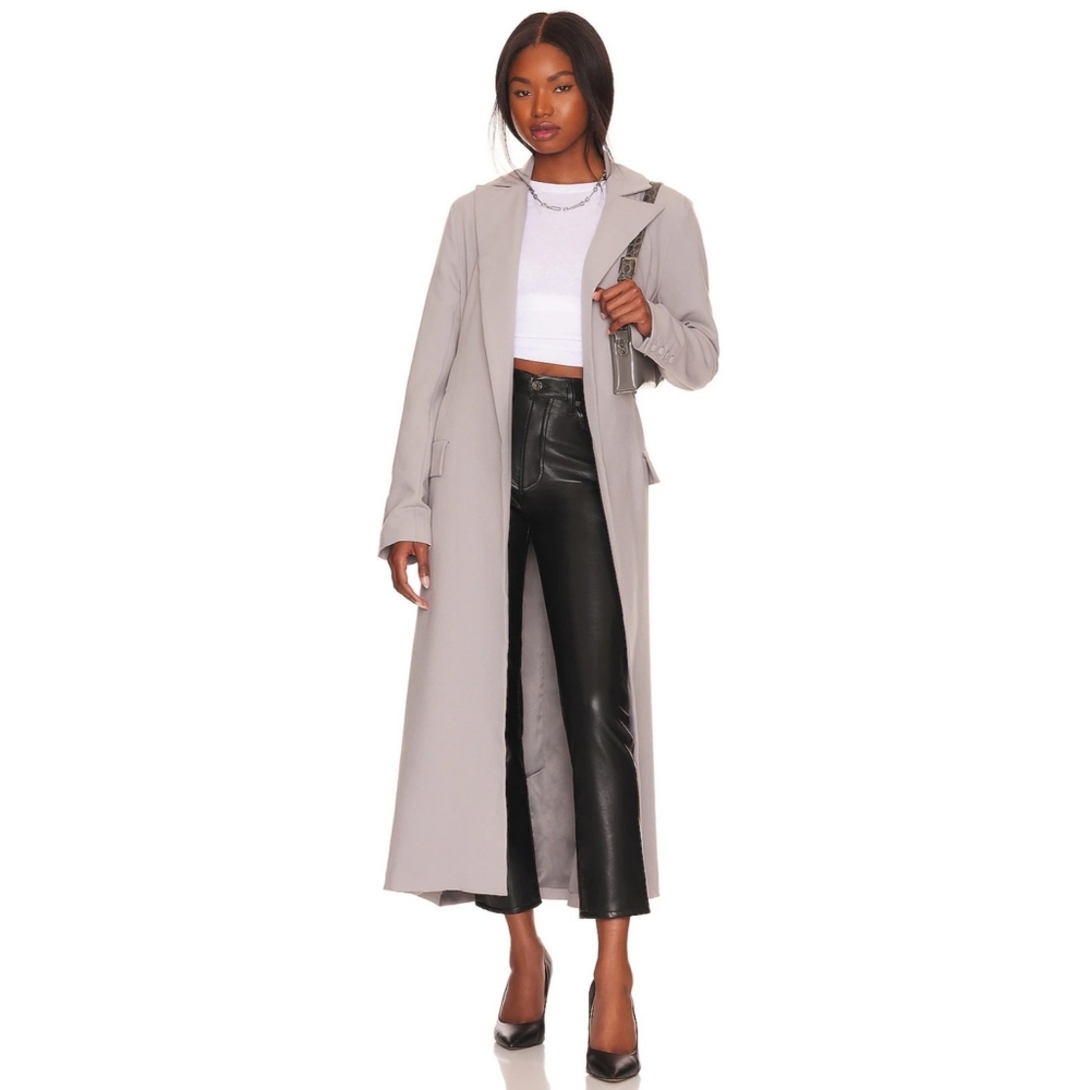 Agolde | Recycled Leather Riley Long in Detox Size 26